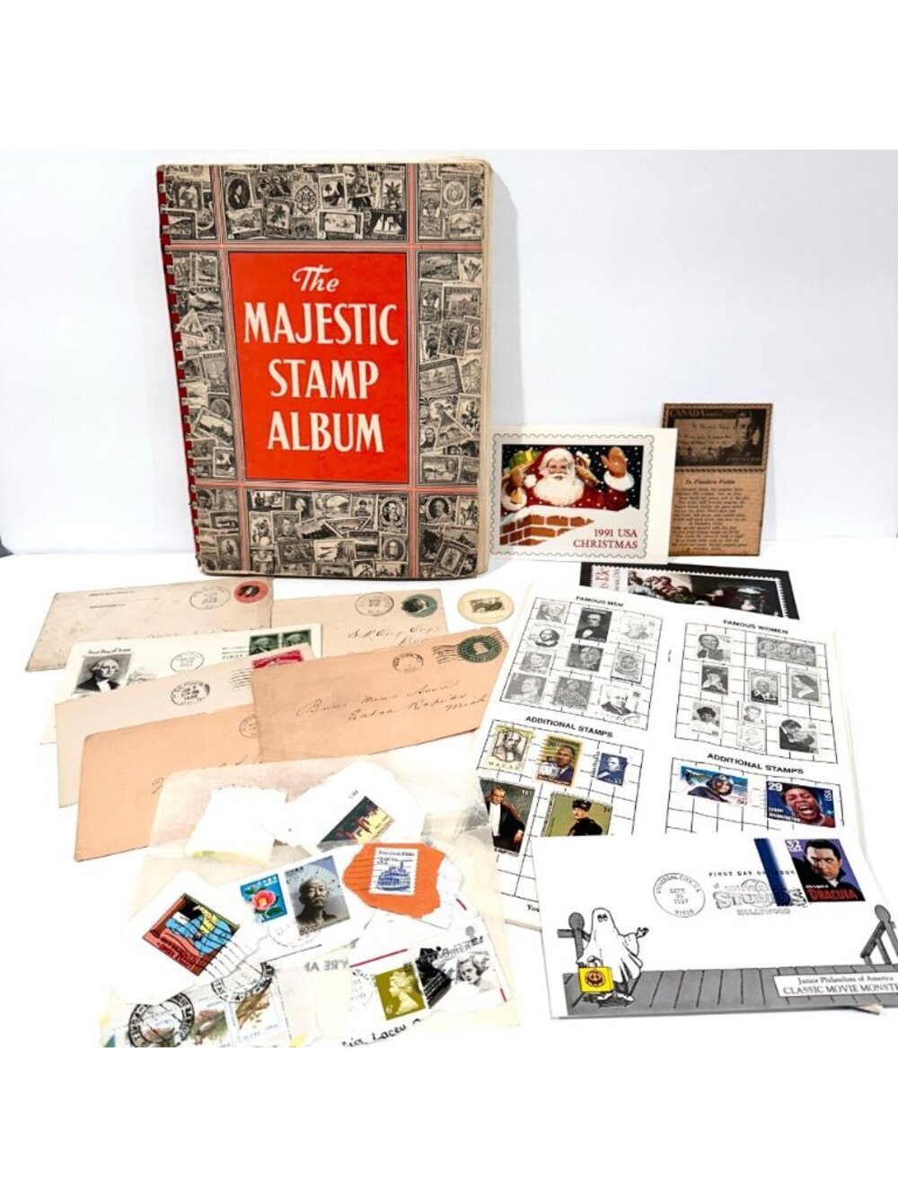 Vintage 1900s - 1990s Massive Postage Stamp Collection